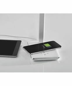 Desk Lamps Simplee Adesso Declan AdessoCharge LED Desk Lamp, 16", Glossy White (SL4904-02) -ADESSO-shop sp106467700 s7