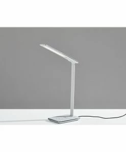 Desk Lamps Simplee Adesso Declan AdessoCharge LED Desk Lamp, 16", Glossy White (SL4904-02) -ADESSO-shop sp106467702 s7