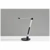 Desk Lamps Simplee Adesso Rodney AdessoCharge LED Desk Lamp, 26.5", Matte Silver/Glossy Black (SL4900-22)