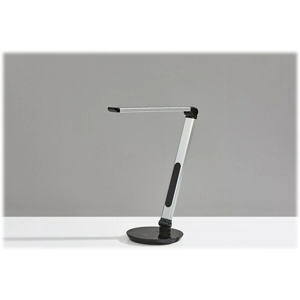 Desk Lamps Simplee Adesso Rodney AdessoCharge LED Desk Lamp, 26.5", Matte Silver/Glossy Black (SL4900-22) 3 Desk Lamps Simplee Adesso Rodney AdessoCharge LED Desk Lamp, 26.5", Matte Silver/Glossy Black (SL4900-22)
