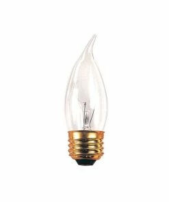 LED Lightbulbs Bulbrite Incandescent (INC) CA10 40W Dimmable Clear 2700K Warm White Light Bulb, 50 Pack (408040)