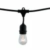 Outdoor Lighting Bulbrite Dimmable String Light Kit In Black With 15 Sockets, 1 Pack - S14 11W Bulbs Included (810002)