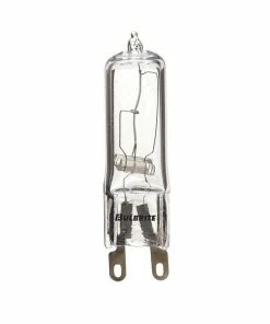 LED Lightbulbs Bulbrite Halogen T4 25W Dimmable Clear 2900K Soft White Light Bulb, 5 Pack (654025)