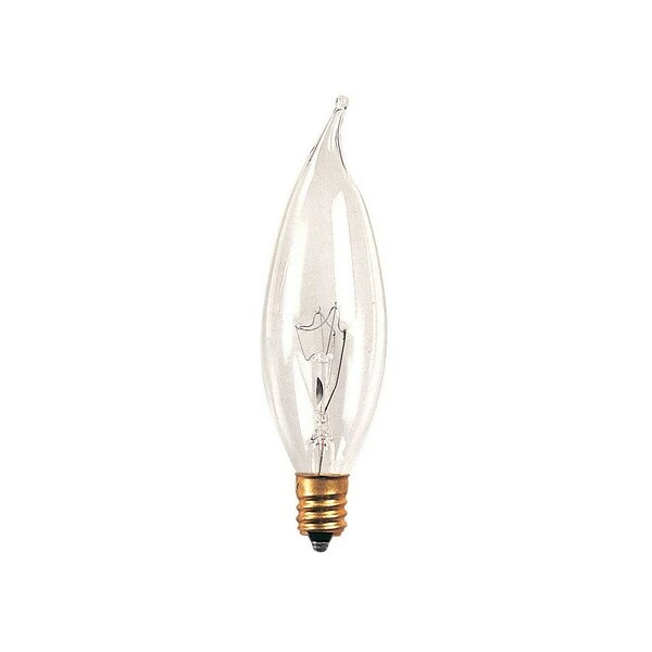 LED Lightbulbs Bulbrite Incandescent CA8 Candelabra Screw Base (E12) Clear Light Bulb, 15 Watt, 50/Pack(861244) 3 LED Lightbulbs Bulbrite Incandescent CA8 Candelabra Screw Base (E12) Clear Light Bulb, 15 Watt, 50/Pack(861244)