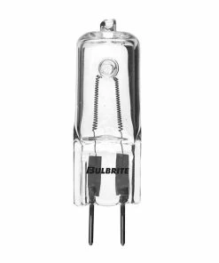 LED Lightbulbs Bulbrite 50 Watt Dimmable Clear T4 Bi-Pin (G6.35) Mini Halogen Light Bulbs, 10/Pack (860821)