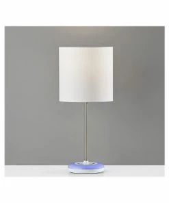 Table Lamps Simplee Adesso Mia Color Changing Interchangeable Table Lamp, White/Brushed Steel (SL4905-02) 11 Table Lamps Simplee Adesso Mia Color Changing Interchangeable Table Lamp, White/Brushed Steel (SL4905-02) -ADESSO-shop sp134588463 s7