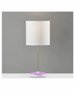 Table Lamps Simplee Adesso Mia Color Changing Interchangeable Table Lamp, White/Brushed Steel (SL4905-02) 12 Table Lamps Simplee Adesso Mia Color Changing Interchangeable Table Lamp, White/Brushed Steel (SL4905-02) -ADESSO-shop sp134588464 s7