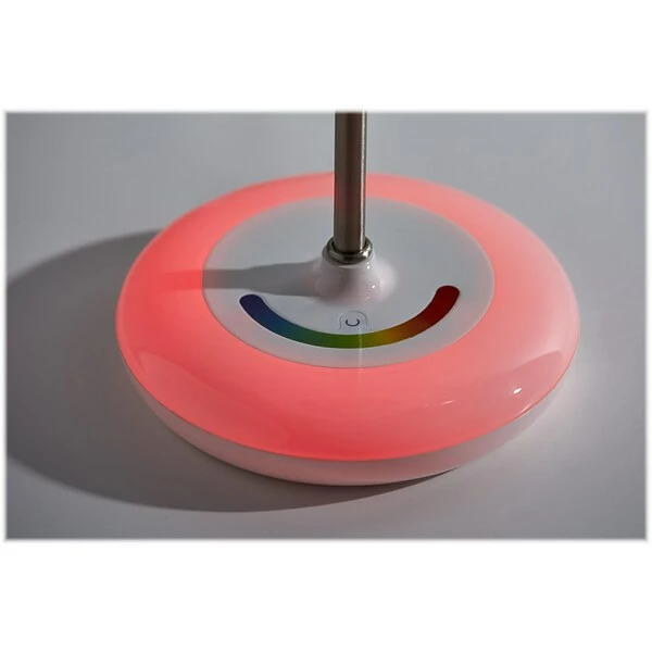 Table Lamps Simplee Adesso Mia Color Changing Interchangeable Table Lamp, White/Brushed Steel (SL4905-02) 9 Table Lamps Simplee Adesso Mia Color Changing Interchangeable Table Lamp, White/Brushed Steel (SL4905-02) - Image 7