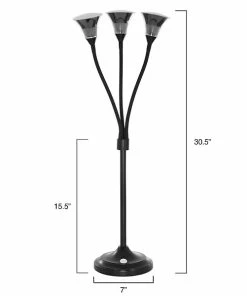 Desk Lamps Lavish Home LED Desk Lamp Black (M100021)