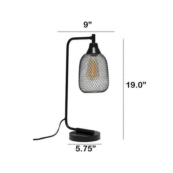 Desk Lamps Lalia Home Studio Loft Incandescent Desk Lamp, 19", Matte Black (LHD-2000-BK) 5 Desk Lamps Lalia Home Studio Loft Incandescent Desk Lamp, 19", Matte Black (LHD-2000-BK) - Image 3