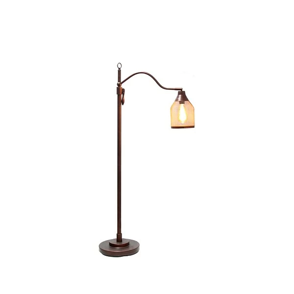 Floor Lamps Lalia Home Studio Loft 60" Red Bronze Floor Lamp With Cylindrical Shade (LHF-5020-RB) 5 Floor Lamps Lalia Home Studio Loft 60" Red Bronze Floor Lamp With Cylindrical Shade (LHF-5020-RB) - Image 3