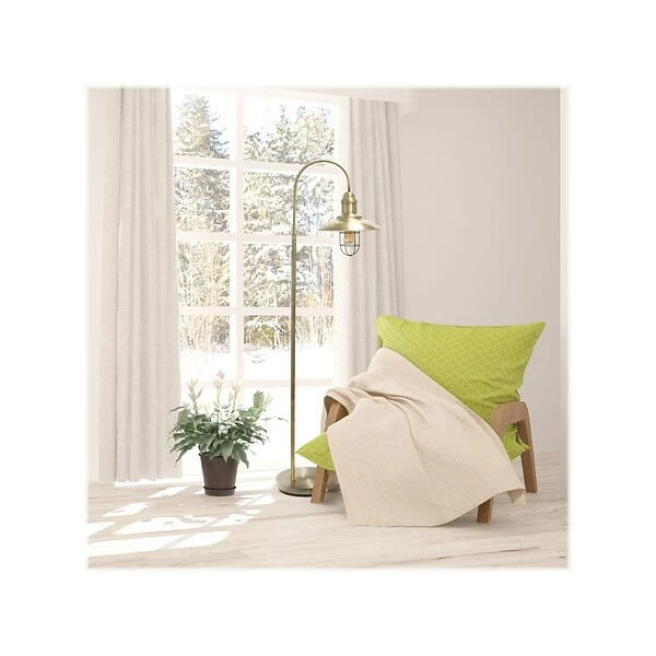 Floor Lamps Lalia Home Barnlitt 64" Antique Brass Floor Lamp With Round Cage Shade (LHF-5022-AB) 8 Floor Lamps Lalia Home Barnlitt 64" Antique Brass Floor Lamp With Round Cage Shade (LHF-5022-AB) - Image 6