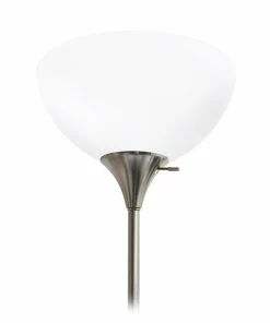 Floor Lamps Simple Designs Incandescent Floor Lamp, Brushed Nickel -ADESSO-shop sp15495613 s7