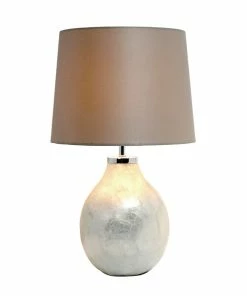 Table Lamps Simple Designs Incandescent Table Lamp, Pearl (LT3304-PRL)