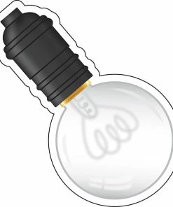 Letters, Numbers & Cut Outs Schoolgirl Style 8.10" X 6.10" Cut-Outs Industrial Chic, Light Bulbs (120544)