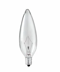 Light Bulbs Philips Incandescent Clear B10.5 25 Watt Bulb, Pack Of 12 (168245)