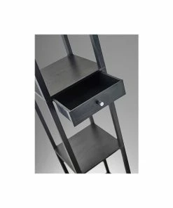 Adesso Home Floor Lamps Adesso® Parker 62.5"H Black Floor Lamp With Off-White Square Shade (3133-01) -ADESSO-shop sp41687832 s7