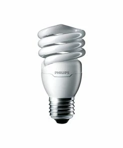 Fluorescent Bulb Philips Energy Saver 13 Watts Warm White Compact Fluorescent (CFL) Bulbs, 6/Carton (413996)