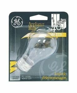 Light Bulbs GE Lighting 40 Watts Clear Incandescent Bulb (15206)