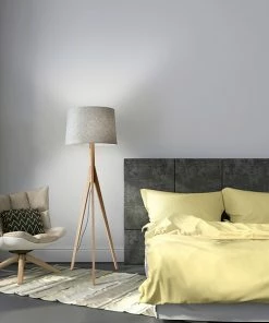Adesso Home Floor Lamps Adesso® Eden 59.25"H Floor Lamp, Natural With Grey Fabric Shade (3208-12) -ADESSO-shop sp4621140 s7