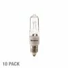 LED Lightbulbs Bulbrite 100 Watt 120V Dimmable Clear T4 Halogen Mini Light Bulbs, 2900K Soft White Light, 5/Pack (860800) -ADESSO-shop sp46780281 s7