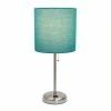 Table Lamps LimeLights Incandescent Table Lamp, Teal (LT2024-TEL)