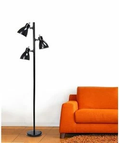 Floor Lamps Simple Designs Incandescent Floor Lamp, Black (LF2007-BLK) -ADESSO-shop sp5064372 s7