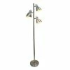 Floor Lamps Simple Designs Incandescent Floor Lamp, Brushed Nickel (LF2007-BSN)
