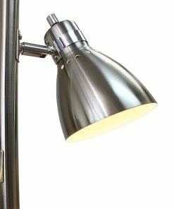 Floor Lamps Simple Designs Incandescent Floor Lamp, Brushed Nickel (LF2007-BSN) 8 Floor Lamps Simple Designs Incandescent Floor Lamp, Brushed Nickel (LF2007-BSN) -ADESSO-shop sp5064802 s7