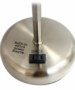 Table Lamps LimeLights Charging Table Lamp, Pink (LT2024-PNK)