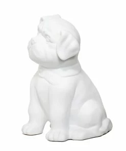 Table Lamps Simple Designs Incandescent Porcelain Table Lamp, Puppy Dog (LT3212-WHT) -ADESSO-shop sp5265119 s7