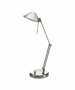Desk Lamps V-Light Halogen Desk Lamp, 15", Silver (VSD102BNR)