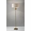 Adesso Home Floor Lamps Adesso® Chloe 69"H Floor Lamp, Antique Brass With Off-White Fabric Drum Shade (4187-21) -ADESSO-shop sp6283873 s7