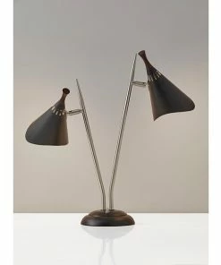 Adesso Home Desk Lamps Adesso® Draper Incandescent 2-Light Desk Lamp, 22"H, Black (3235-01) 8 Adesso Home Desk Lamps Adesso® Draper Incandescent 2-Light Desk Lamp, 22"H, Black (3235-01) -ADESSO-shop sp95799840 s7