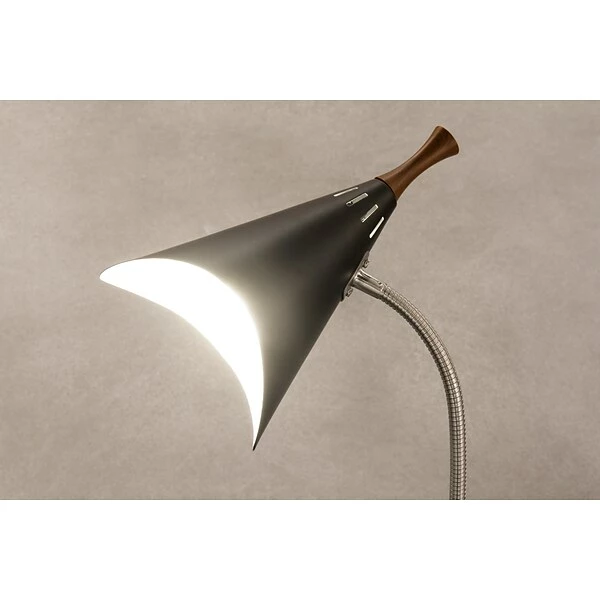Adesso Home Desk Lamps Adesso® Draper Incandescent Adjustable Gooseneck Desk Lamp, 18.5"H, Black (3234-01) 4 Adesso Home Desk Lamps Adesso® Draper Incandescent Adjustable Gooseneck Desk Lamp, 18.5"H, Black (3234-01) - Image 2