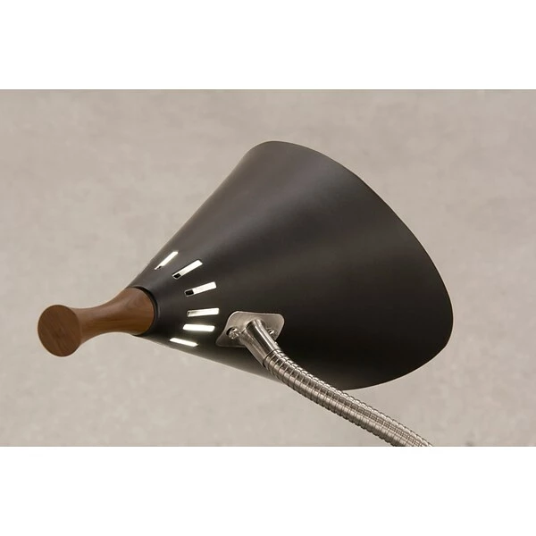 Adesso Home Desk Lamps Adesso® Draper Incandescent Adjustable Gooseneck Desk Lamp, 18.5"H, Black (3234-01) 5 Adesso Home Desk Lamps Adesso® Draper Incandescent Adjustable Gooseneck Desk Lamp, 18.5"H, Black (3234-01) - Image 3