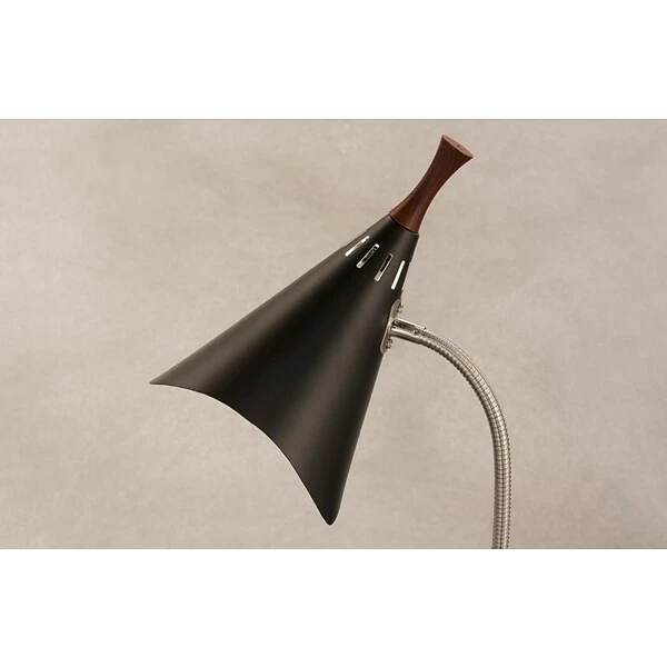 Adesso Home Desk Lamps Adesso® Draper Incandescent Adjustable Gooseneck Desk Lamp, 18.5"H, Black (3234-01) 6 Adesso Home Desk Lamps Adesso® Draper Incandescent Adjustable Gooseneck Desk Lamp, 18.5"H, Black (3234-01) - Image 4