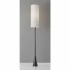 Adesso Home Floor Lamps Adesso® Bella 74"H Floor Lamp, Black Nickel With White Drum Shade (4029-01) 2 Adesso Home Floor Lamps Adesso® Bella 74"H Floor Lamp, Black Nickel With White Drum Shade (4029-01) -ADESSO-shop sp97001146 s7