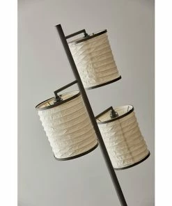 Adesso Home Floor Lamps Adesso® Bellows 74"H Tree Lamp, Antique Bronze With White Cylinder Shades (4152-26) -ADESSO-shop sp97001156 s7