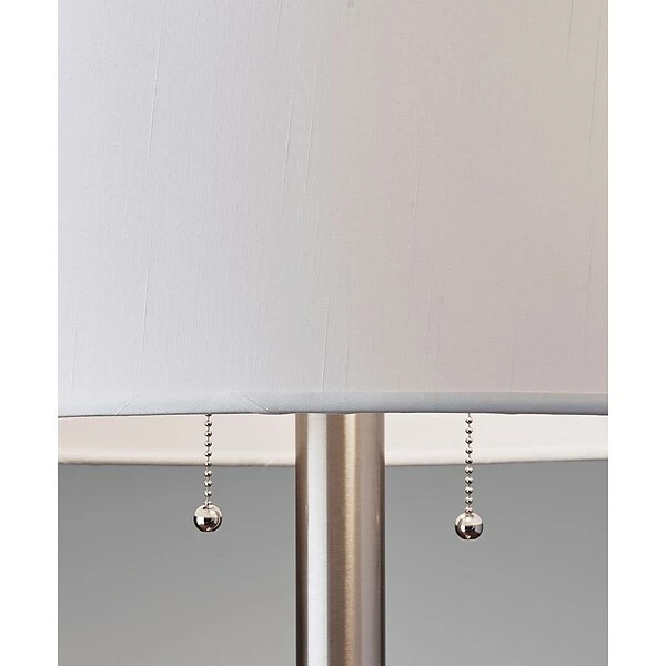 Adesso Home Table Lamps Adesso® Boulevard 28"H Incandescent Table Lamp, Brushed Steel (4066-22) 4 Adesso Home Table Lamps Adesso® Boulevard 28"H Incandescent Table Lamp, Brushed Steel (4066-22) - Image 2